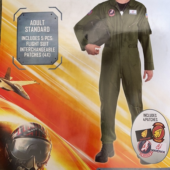 Top Gun 2: Maverick Adult Flight Suit! New! - Picture 3 of 9